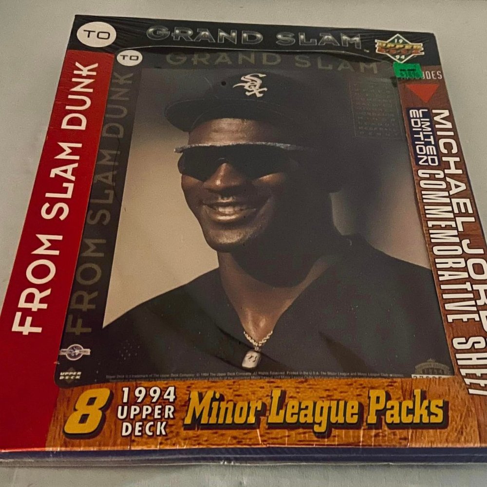 Michael Jordan  Upper Deck Grand Slam 8 Minor League Packs 1994--  New in Sealed